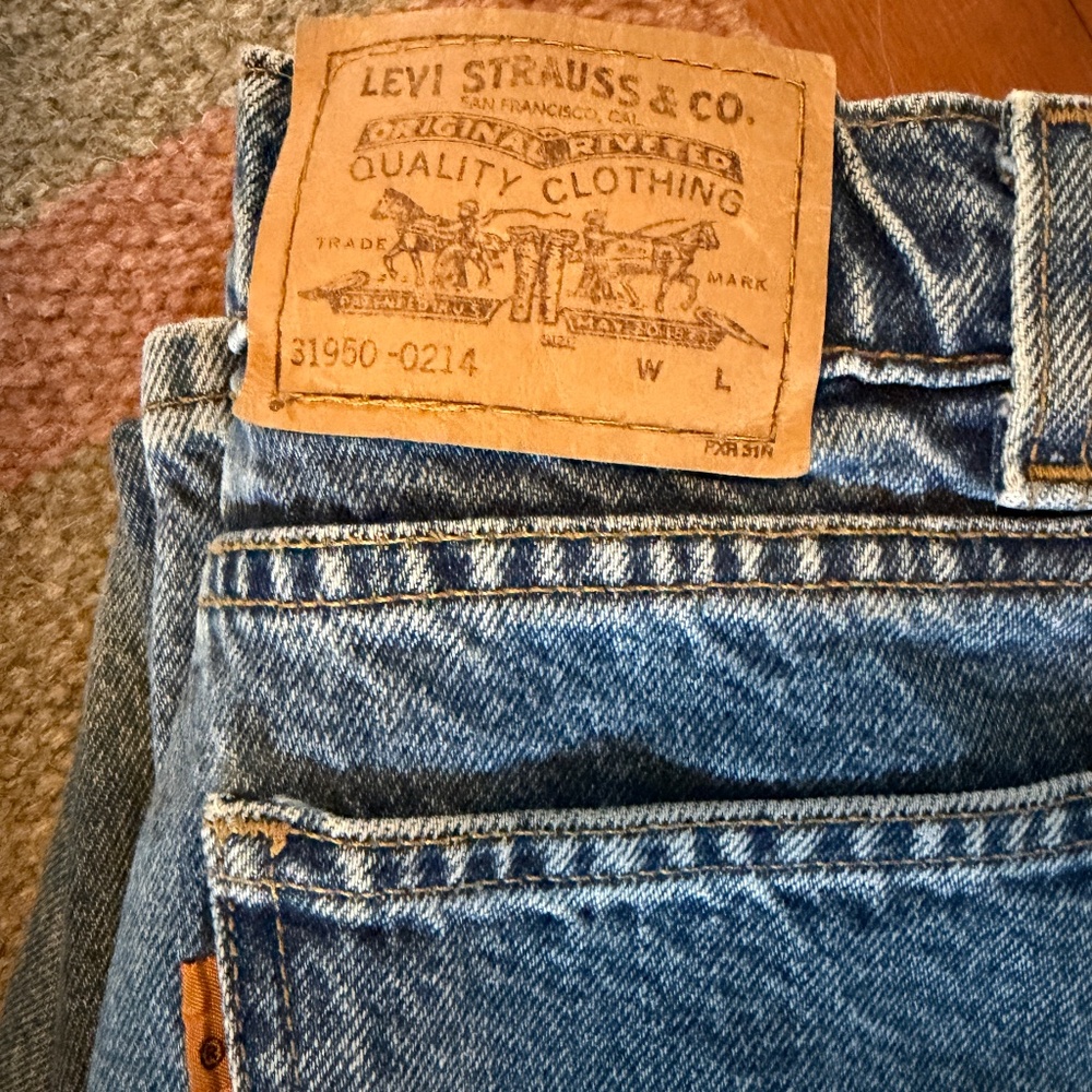 Orange Tab Levis - image 4